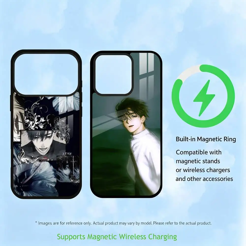 I-Ivan Alien Stage Phone Case For iPhone17,16,15,14,13,12,11 Plus,Pro Supports Magnetic Wireless Charging