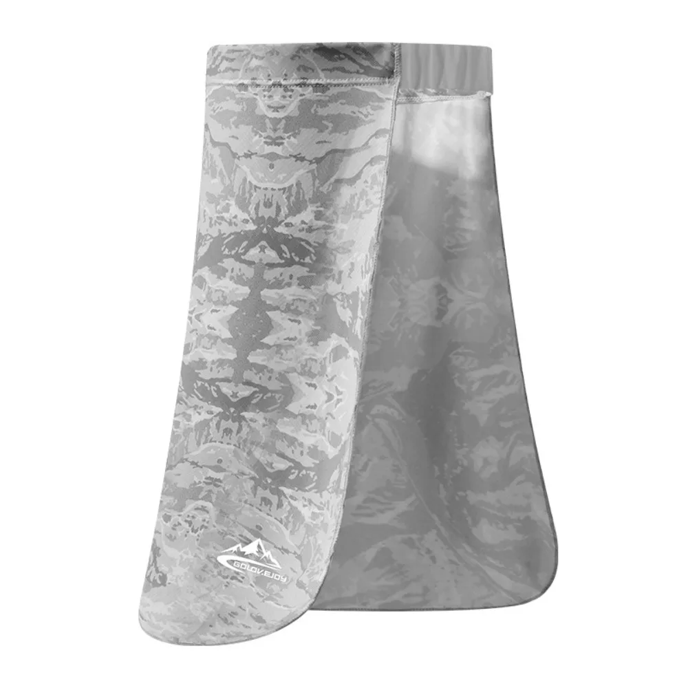 

Elastic Fitness Elastic Headband Breathable Lengthened Brim Sun Protection Headband for The Neck Ice Silk Face Mask