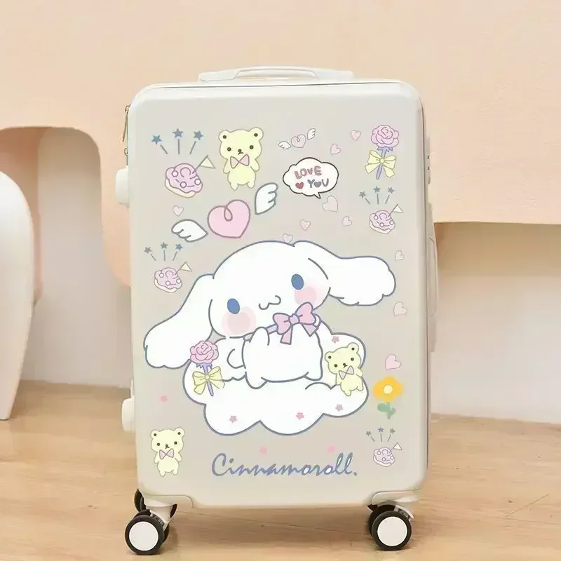 Sanrio Cartoon Cute Cinnamoroll Large Suitcase Sticker Kuromi Hello Kitty Pochacco DIY Decorative Sticker Pack Wholesale