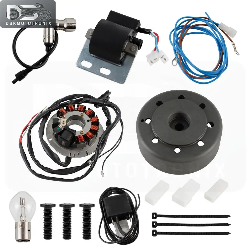 Sistema de encendido magnético para Simson SR1 SR2 SR2E KR50, sistema de encendido magnético 12V 70W con encendido electrónico completo integrado
