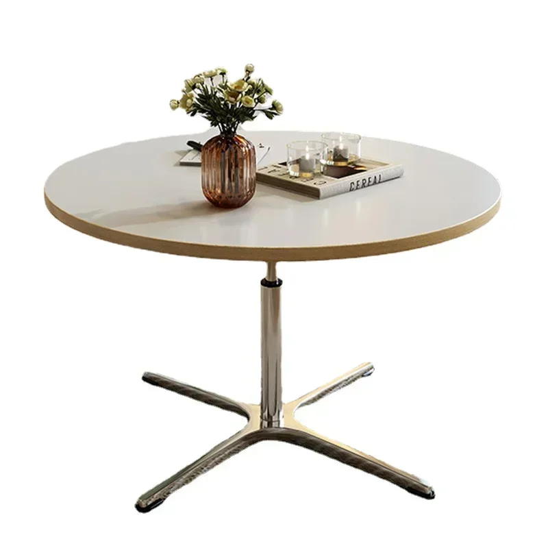 Design Nordic Coffee Table Lift Top Aesthetic Minimalist Round Coffee Table Multi Function Unique Nuebles Auxiliares Furniture