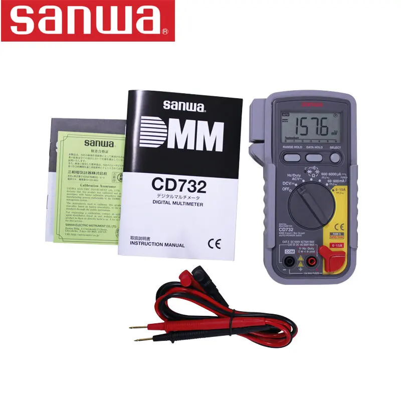 Sanwa CD732 high-precision digital multimeter automatic range multi-function electrician universal meter