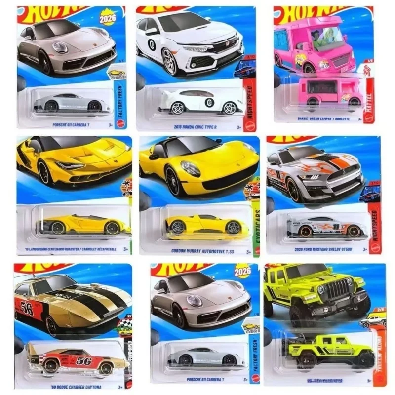 Mattel Hot Wheels 1/64 Seria Mainline 2026 A Case Lamborghini Maserati Honda Civic Type R Kolekcjonerskie Auta Zabawki Odlewane Pojazdy