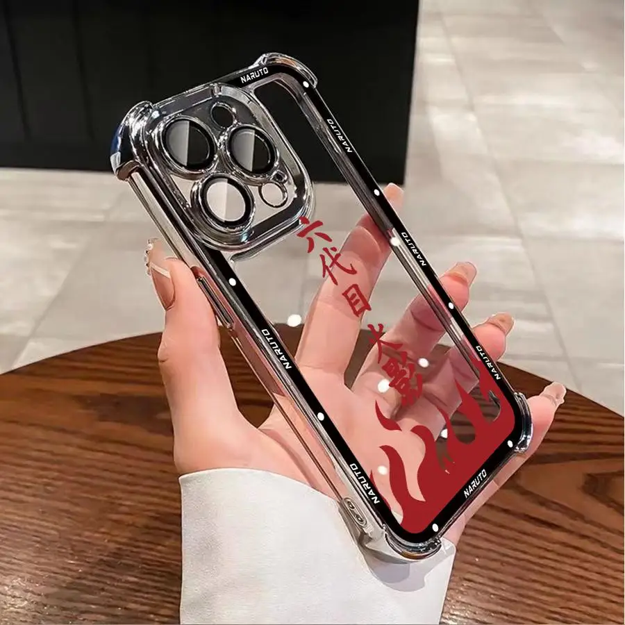 Anime Character Kakashi Case for iPhone 11 17 Air 14 15 Plus 12 13 16 Pro Max Soft Phone Cover
