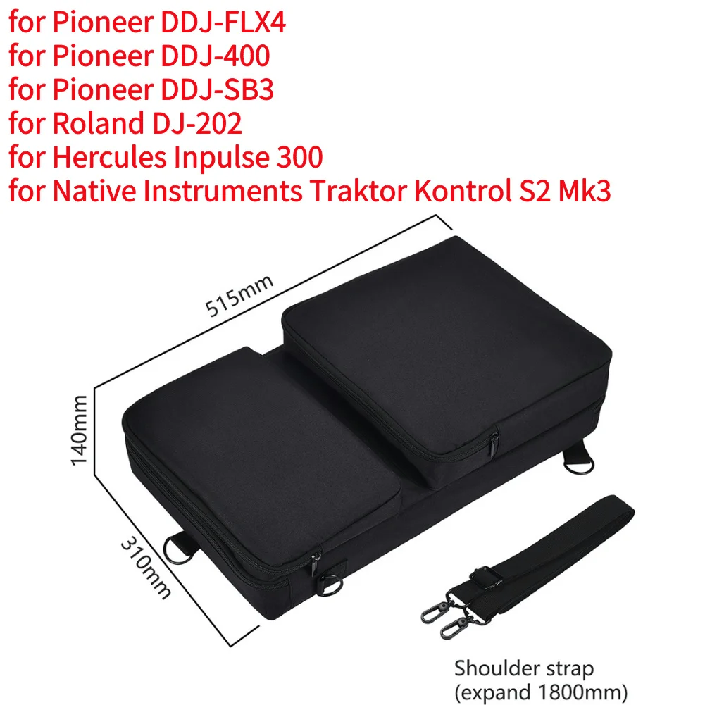 Storage Bag DJ Backpack For Pioneer DDJ-400 DDJ-FLX4 For Roland DJ