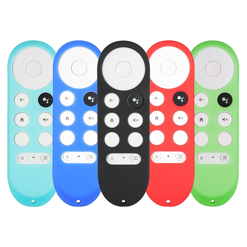 Funda de silicona para mando a distancia compatible con Google Chromecast 2020 4K / Chromecast 2022 HD TV G9N9N, protección a prueba de golpes