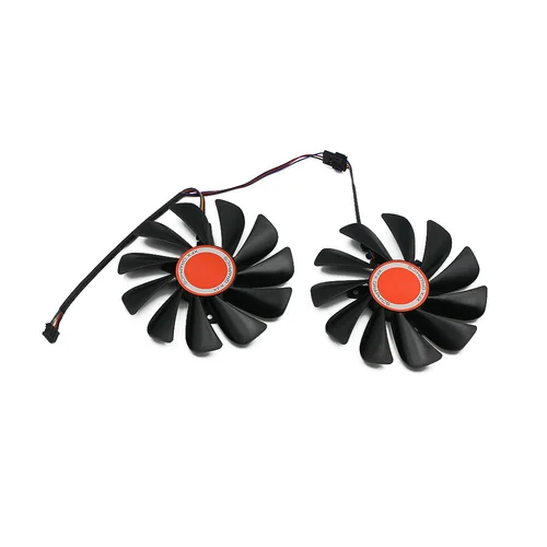 Imagen 2 del producto 2 unids/set FDC10U12S9-C CF1010U12S 95mm RX580 RX590 GME GPU ventilador enfriador de tarjeta de vídeo para XFX RX 590 580 VGA refrigeración de tarjeta de vídeo