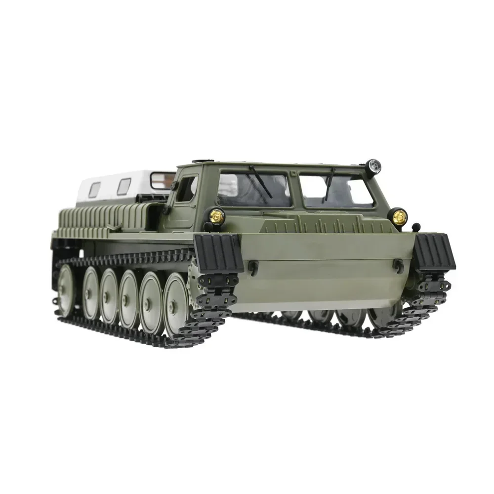 WPL E-1 1/16 RC Tank Toy 2.4G Super RC tanque 4WD Crawler rastreado carregador de veículo de controle remoto batalha menino brinquedos para crianças