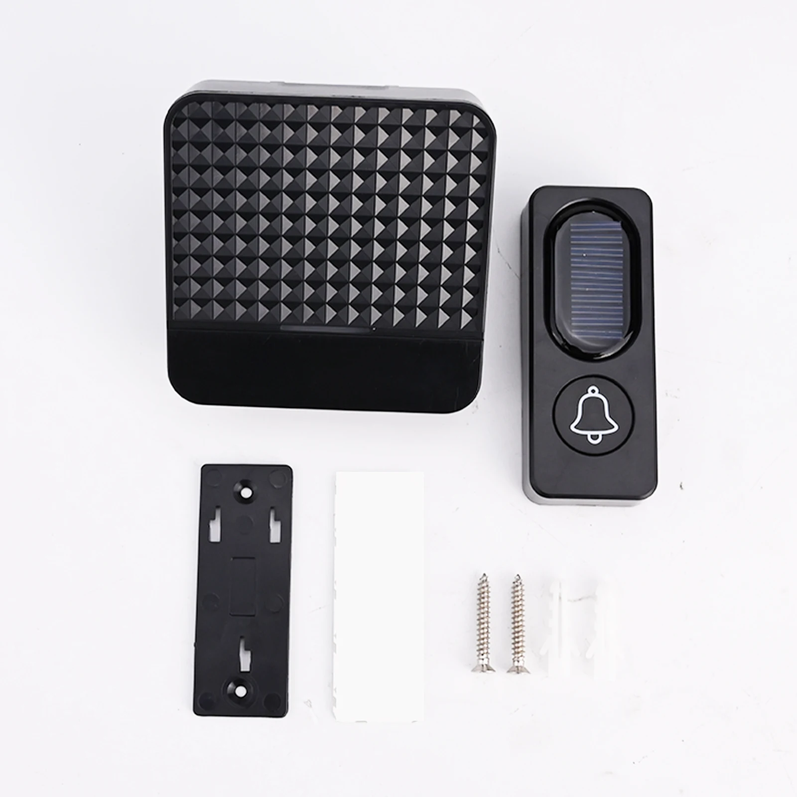 Solar Music Doorbell 90V-260V 433MHz Solar Powered Wireless Smart Doorbell Smart Music Doorbell Long Distance Waterproof Doorbel