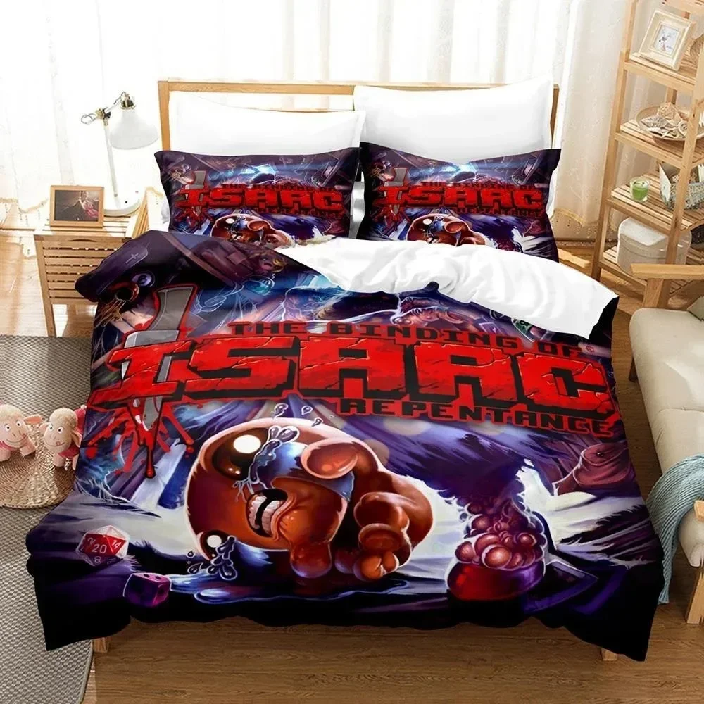 

3D Printing Game The Binding of Isaac Bedding Set Single Twin Full Queen King Size Bed Set Adult Kid Bedroom Duvet Cover Sets