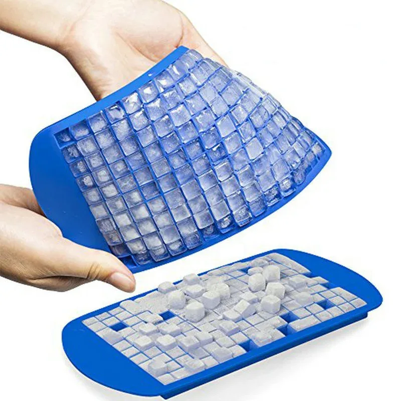 1pcs Food Grade Silicone Bar Ice Cube Tray Mini Ice Cubes Small Square Mold Ice Maker Silicone Mold