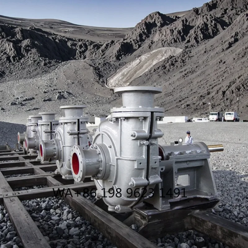 High Chromium Alloy Horizontal Centrifugal Slurry Pump Fully Automatic Control for Mining Industrial