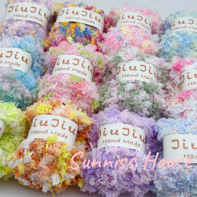 Fishtail Yarn Handmade Yarn Features Popular Thread Bag Mixed Thread Manual Account Designer Sewing Sweater Scarf Accessories