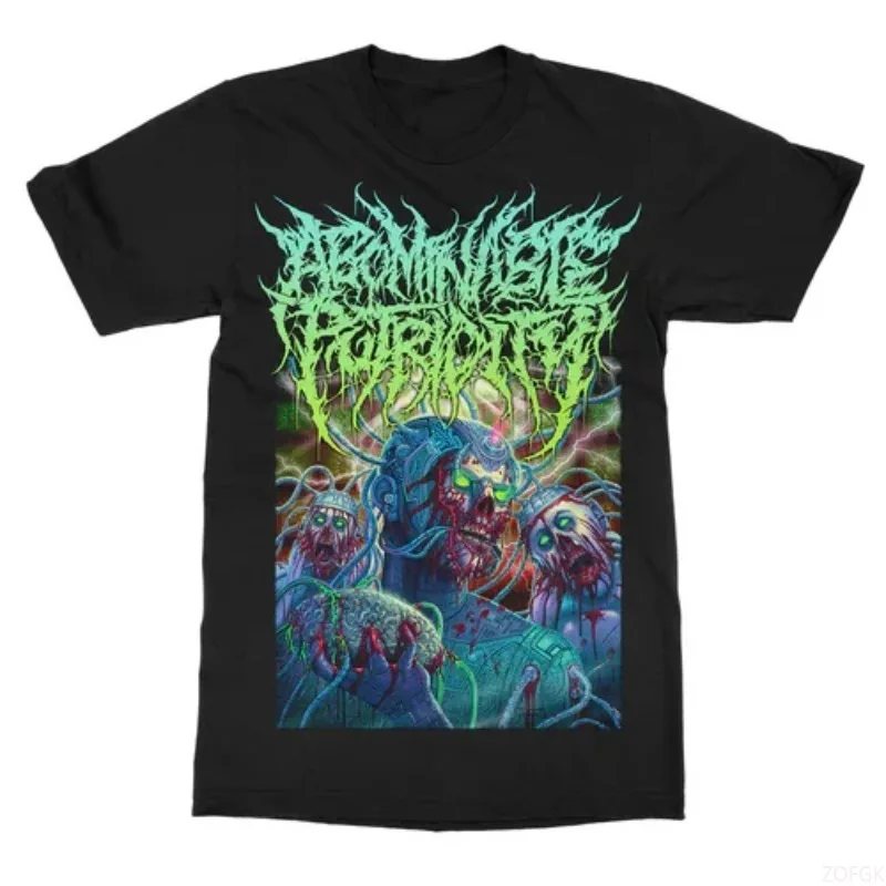 2025 Summer New Abominable Putridity T-shirt Multi-Harajuku Fashion Y2K Top Printed Large Size Shirt Men'sandWomen's Tops