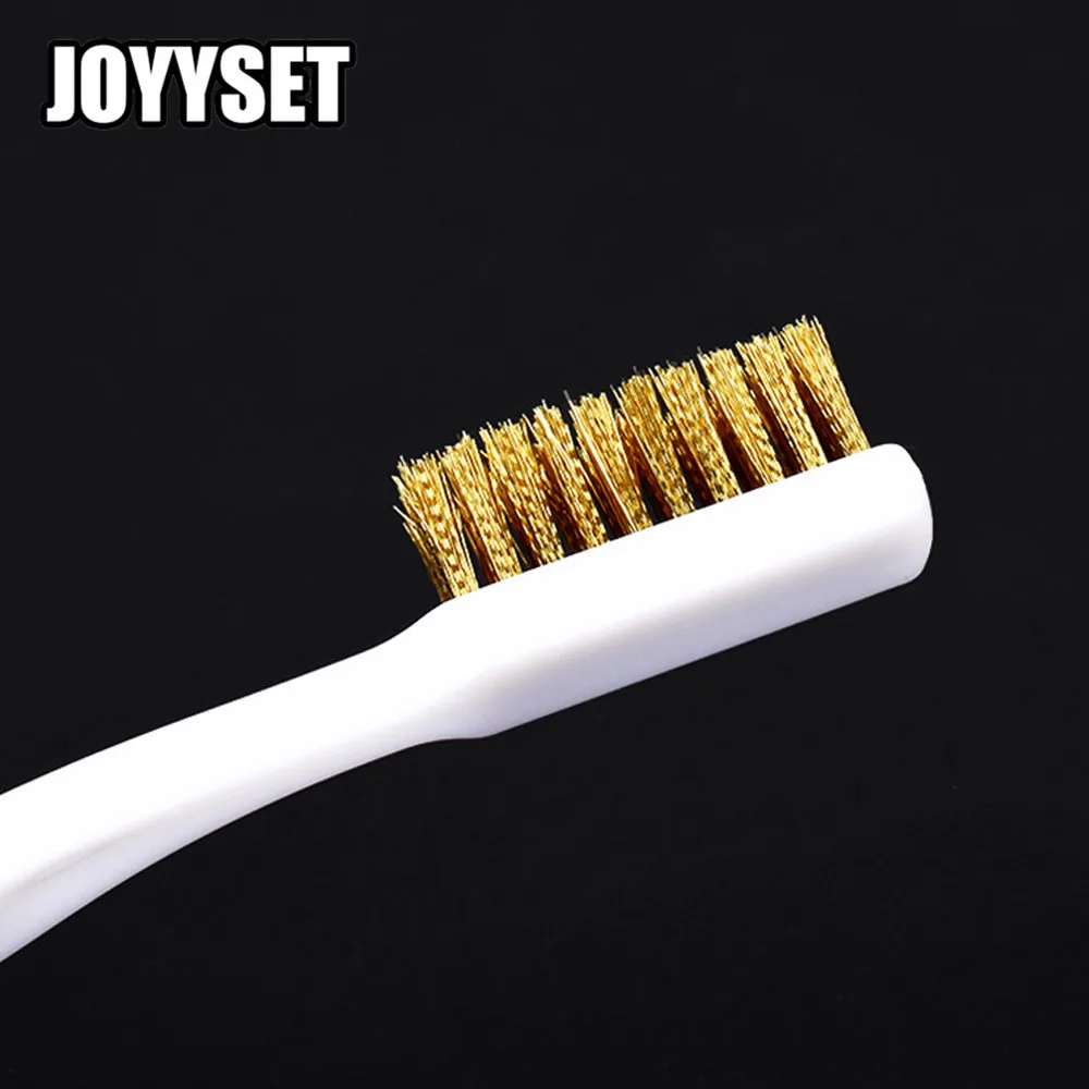 3D Printer Tool Nozzle Brush Copper Wire Toothbrush Cleaning Nozzle Heating Block Hotend Hotbed Cleaner Derusting Accessories