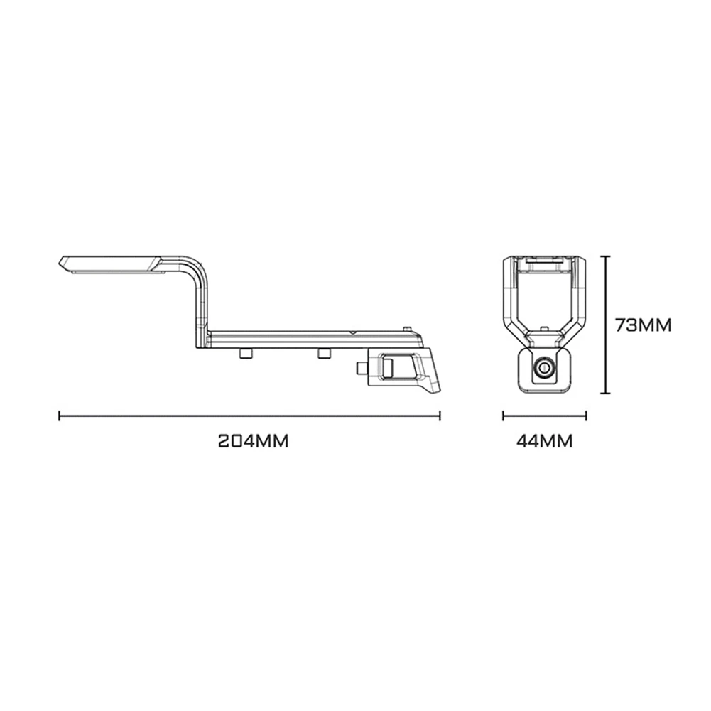 XLR Handle Unit Handle Extension Rig for FX3 FX30 Extension A Handle Extension for FX3 FX30 Aluminum Alloy