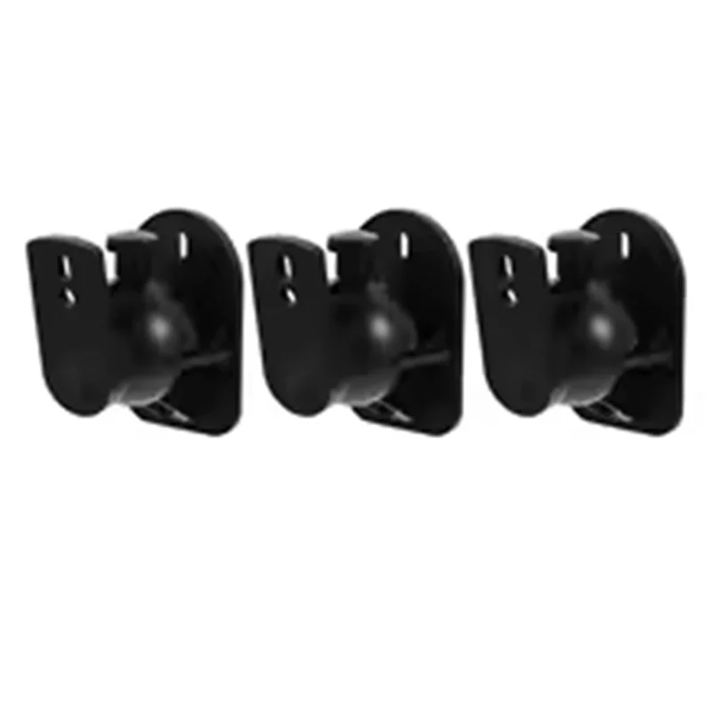6 Sets Soundbar Speaker Mount Brackets, Wall Rack Audio Stand For Surround Sound