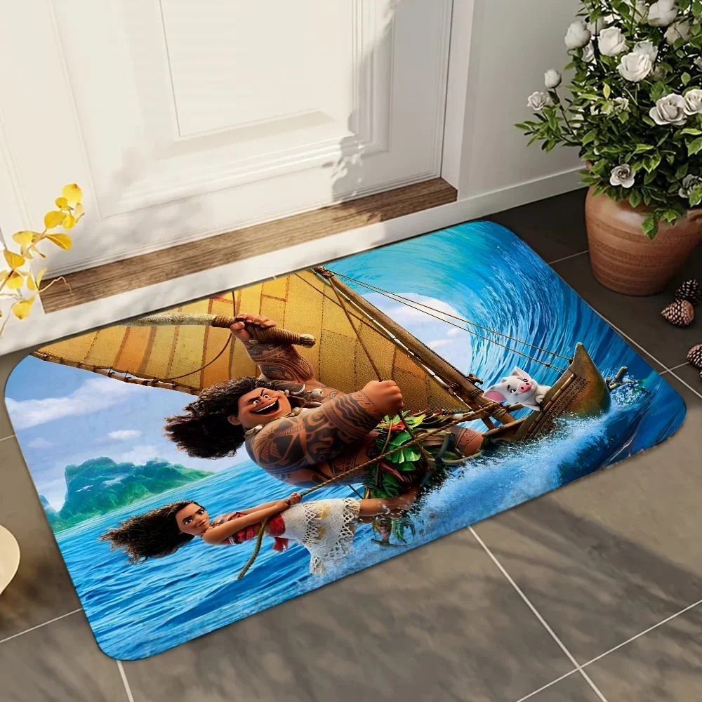 

1pc Disney-Moana Floor Mat Doormats Carpet Foot Mat Bathroom Absorbent Mats Anti-Slip Mats Decor