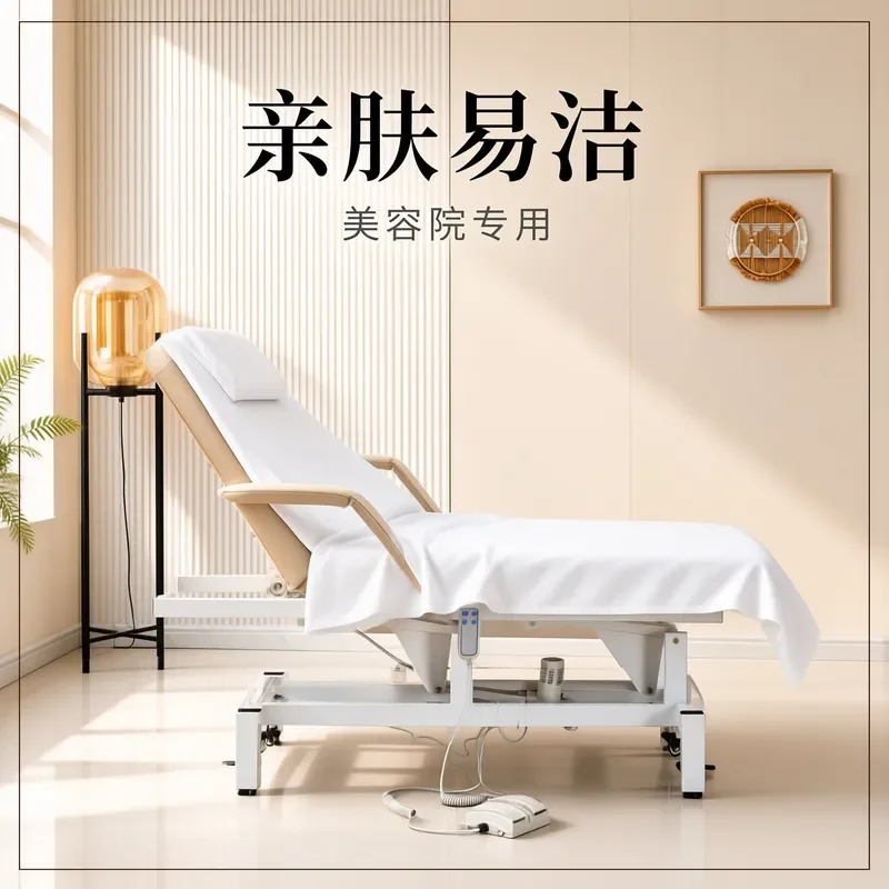 For Electric Lifting Beauty Bed Massage Table Tattoo Eyelash Extension Multi Functional Physiotherapy Bed with Face Hole