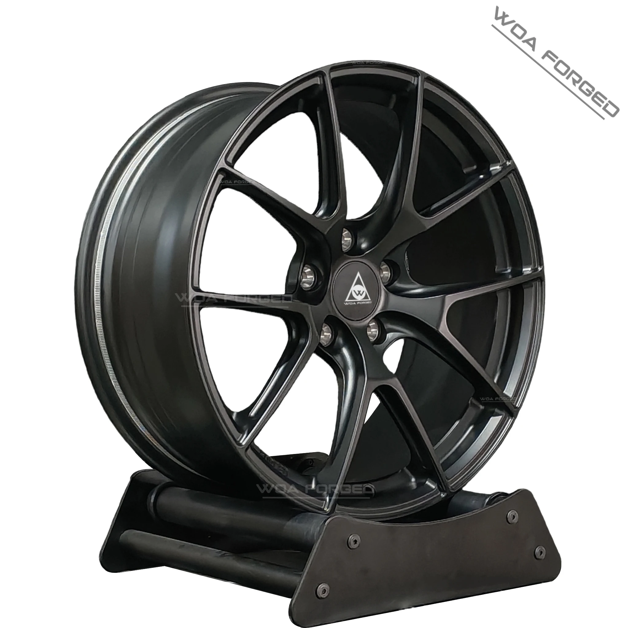 Custom Satin Black VS-5RS One Piece Forged Wheels Lightweight Sport Racing Alloy New for Passenger Car Compatible M340i M2 M3 view 6