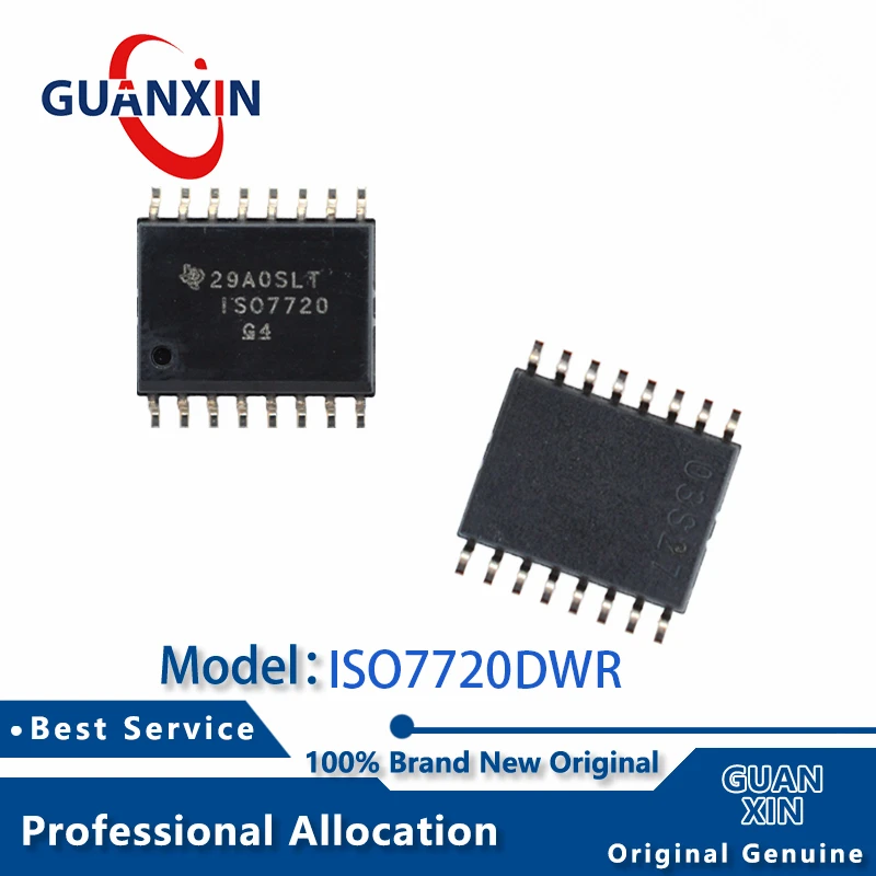 100% New  ISO7720DWR ISO7720DW SOIC-16 Marking ISO7720