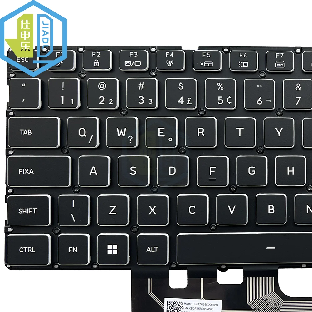 Klawiatura z podświetleniem PT-BR Brazylia Brazylijska do MECHREVO Z3 Air Pro Z2 Air-s GM5TGEO Z2 Z3 A62 Avell A62 GWTN156-2 Nowa — zdjęcie produktu 6