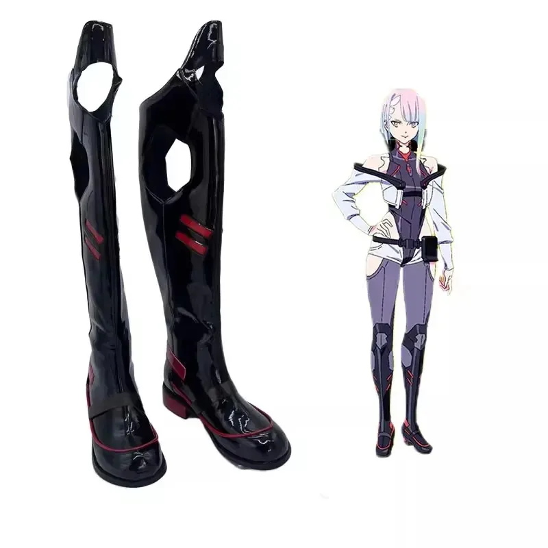 Anime Cosplay Shoes Edgerunners Lucy Cosplay Boots Halloween Costume Accessories Props Made