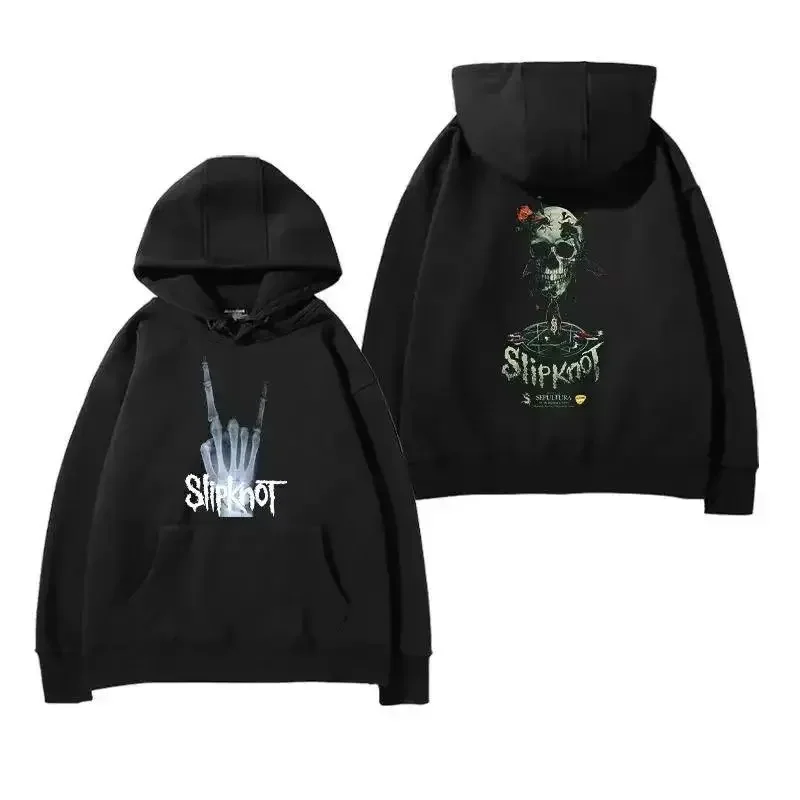 Slipknot Live Knot Band Hoodie für Männer, Heavy Metal Rock, Surrou-Sänger, Grafikdruck, Ausgefallenes Musikgeschenk, Lässige Sweatshirts für Fans – Detail 11