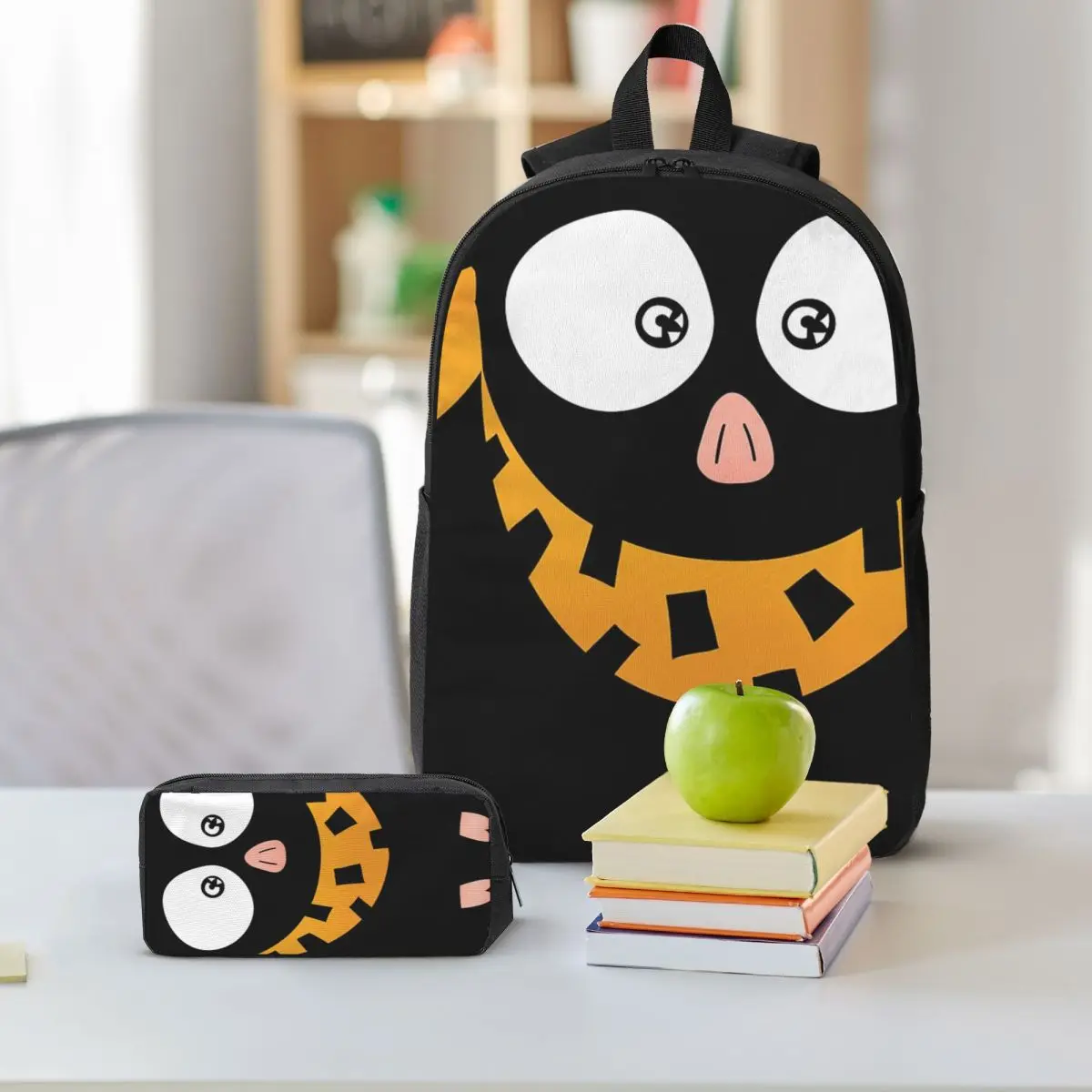 P Chan Ranma Zaino Studente Ragazzi Ragazze BookBag Borsa da scuola Borse a tracolla per computer Borsa da pranzo isolata 3ps Astuccio