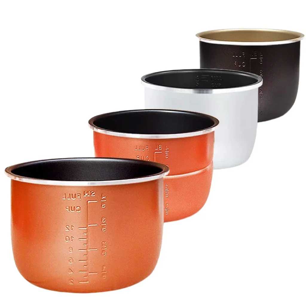 電気圧力鍋ライナー,マルチクッカーボウル,焦げ付き防止鍋,ダブルスプレー,増粘,4l,5l,6l