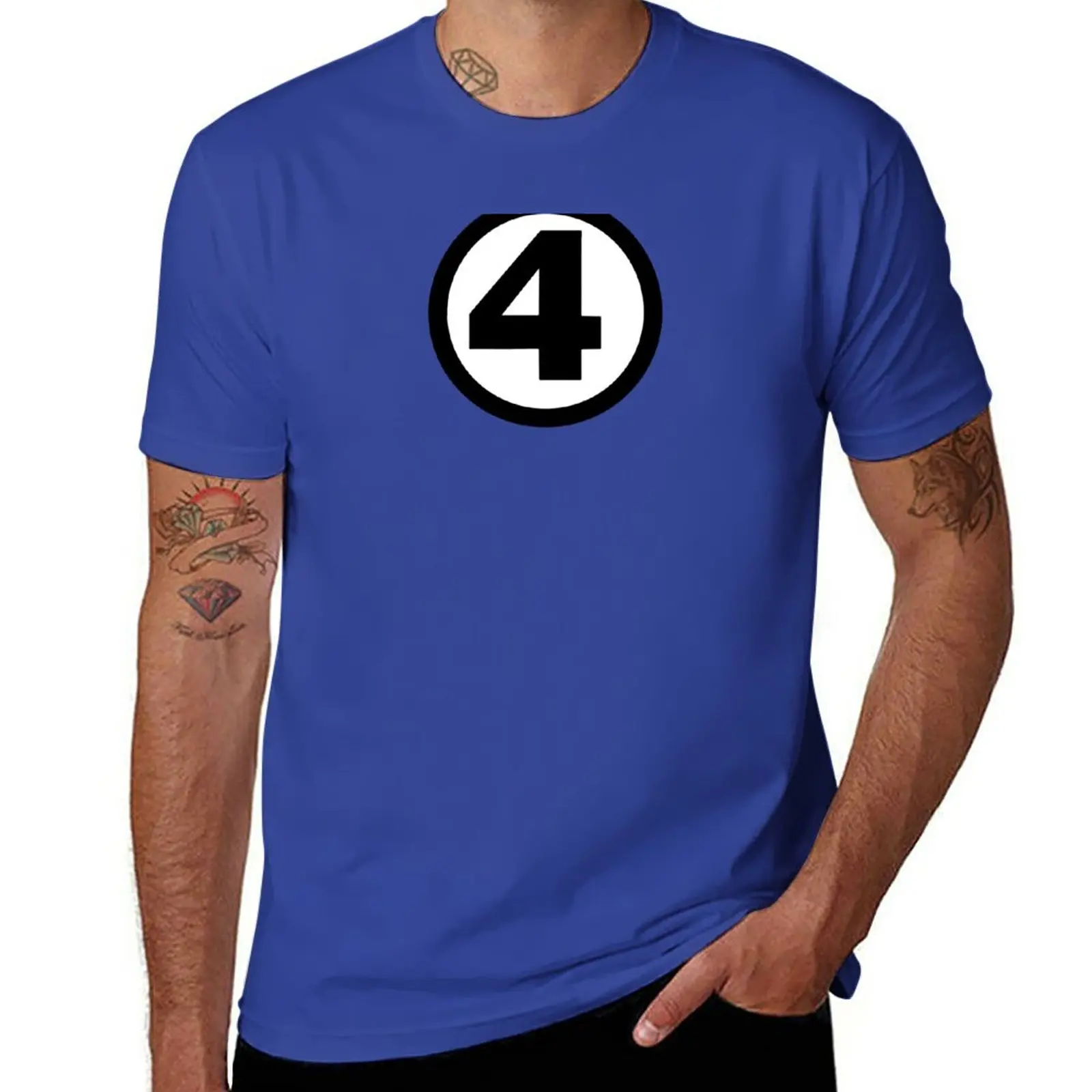 FANTASTIC FOUR #4 T-Shirt sports fan t-shirts boys animal print shirt black t shirt mens graphic t-shirts pack