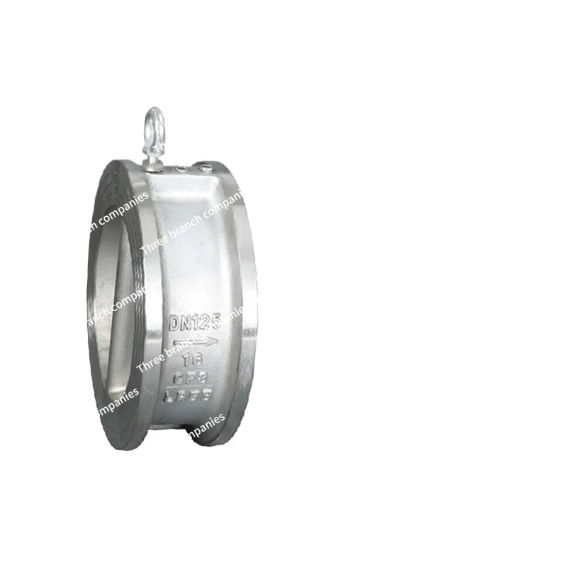

304 stainless steel double-flap butterfly check valve H77X-16P