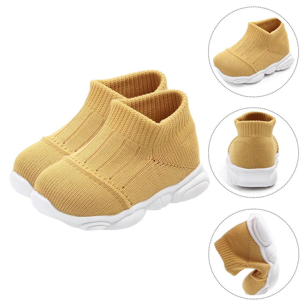 

1Pair Breathable Anti-Slip Baby Prewalker Infant Shoes Soft Sole Non-Skid Comfortable Mesh Toddler Walking Shoes