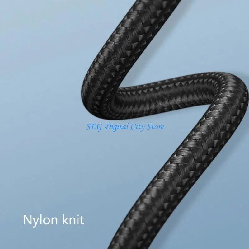 

U75B USB C Charging Cable 100W Type C to Type C Fast Charging Cable Nylon Braided
