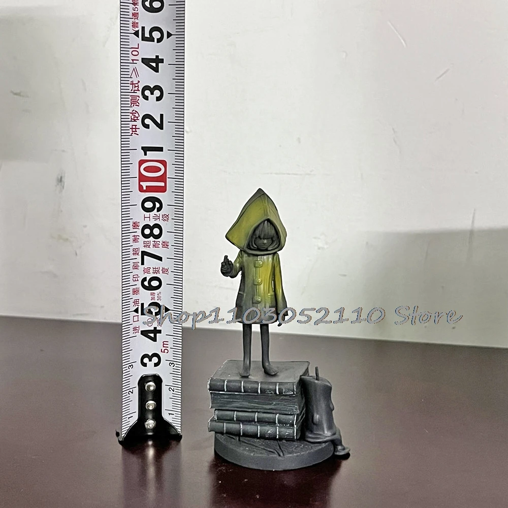 Figuras de Little Nightmares Six Nome, figura de acción de Anime Little Nightmares II Mono, estatua decorativa de PVC, modelo de juguete, regalos