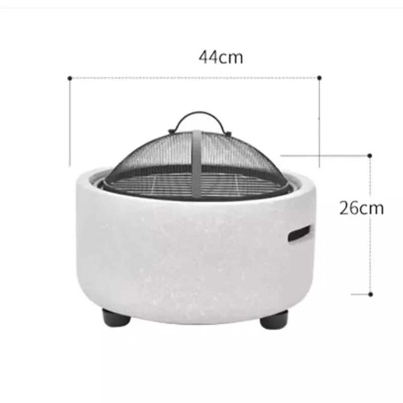 Nordic Indoor Fire Pits Barbecue Stove Outdoor Camping Furnace Yard Charcoal Heating Stove Smokeless Home Outdoor Bonfire Stove