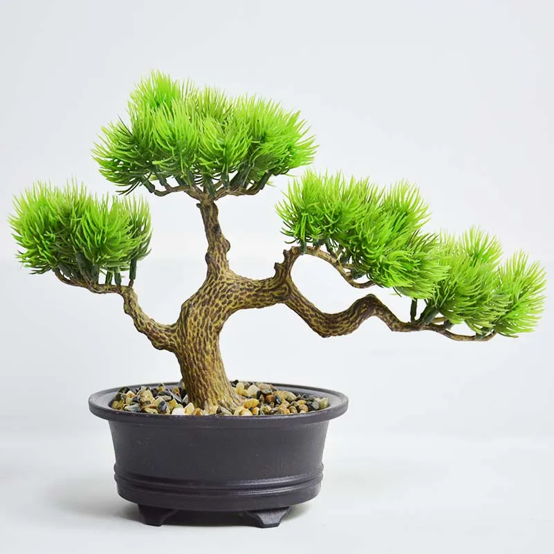 Simulation Plants Bonsai Artificial Decoration Rollo De Vaya De Hojas Artificiales Home Accessories