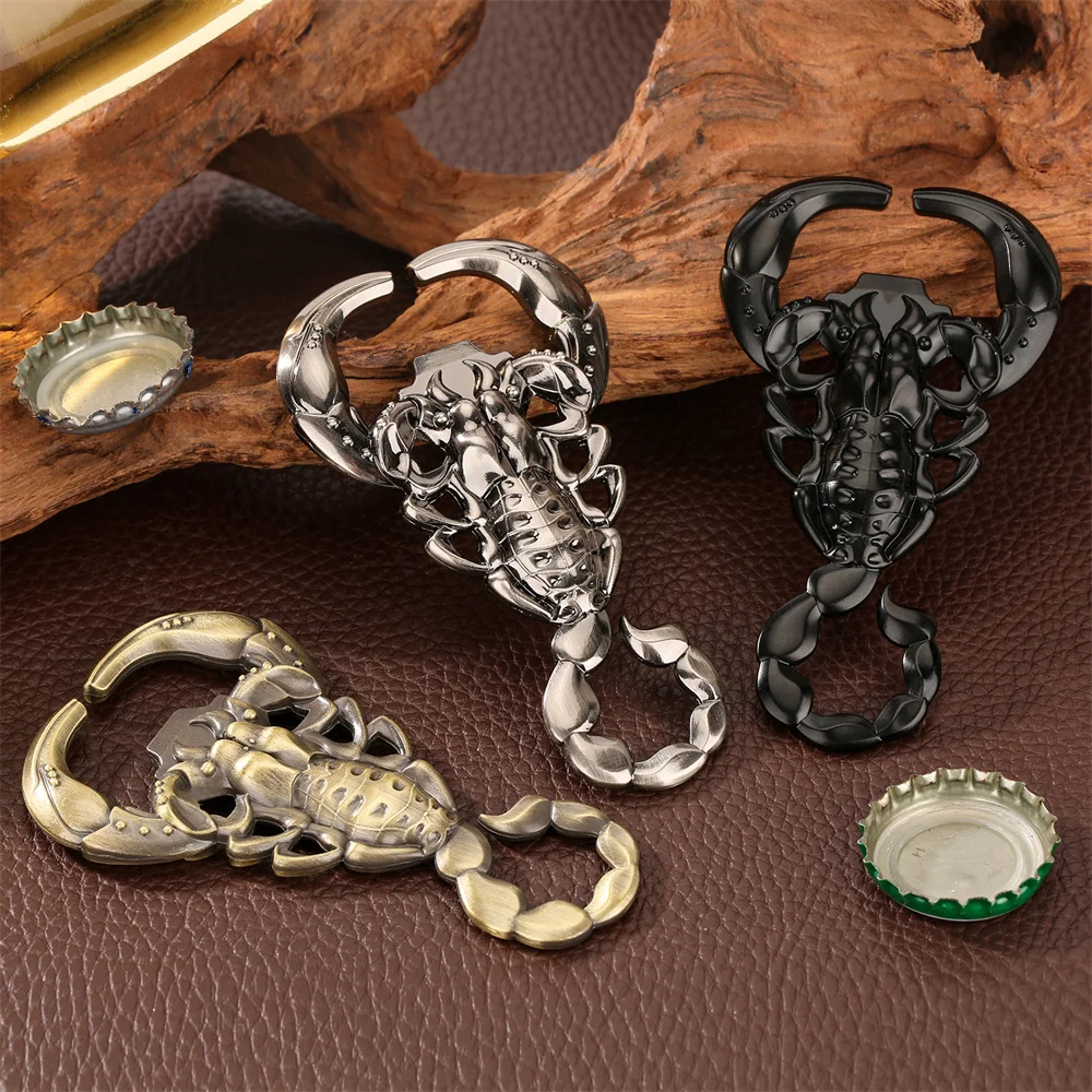 Beer Bottle Opener Kitchen Gadgets Accessories Attractive Scorpion Shaped Metal Openers with Original Box Birthday Gift