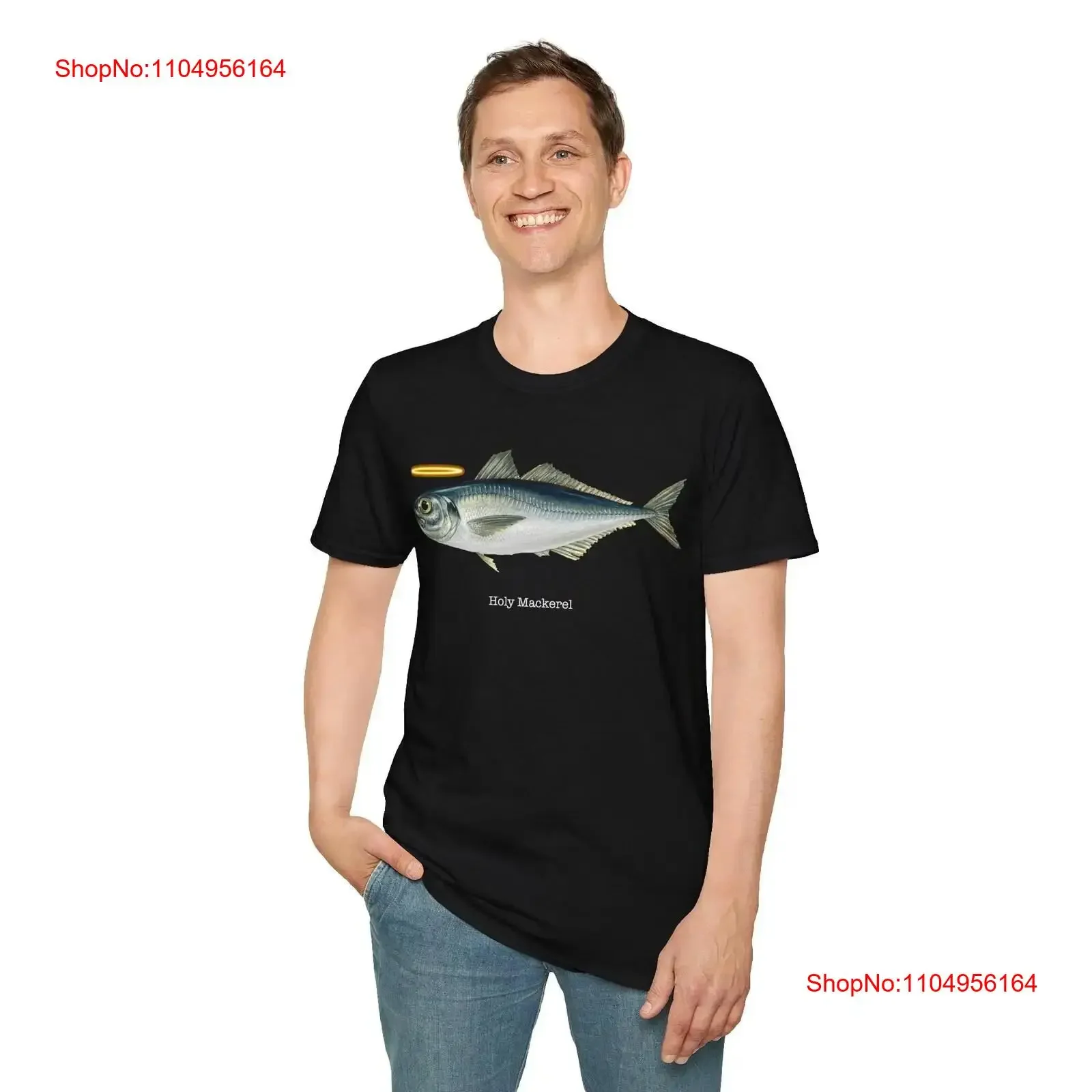 HOLY MACKEREL Softstyle T Shirt vintage Washed Breathable Casual Slightly Soft Top For Everyday Wear Stylish fashion Versatile