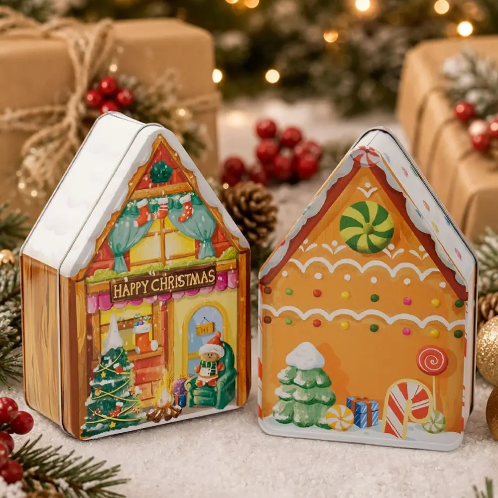 Creative Multicolor Storage Box Multifunctional Cartoon Santa Gift Box Large Capacity Compact Size Money Box Party Decoration