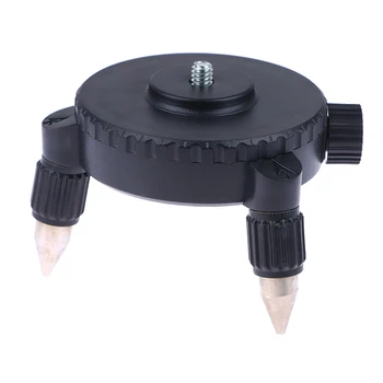 1 adet seviye ölçer adaptörü 360-Degree rotasyon baz Tripod braketi 1/4 inç arayüzü lazer Nivel araçları lazer seviyesi