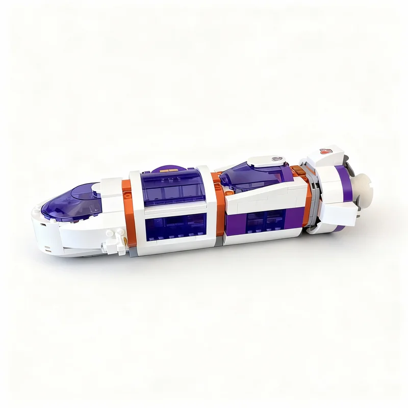 103pcs MOC Rocket Transport Module Model Building Blocks Construction Toy Christmas Gifts Assemble Creative DIY Birthday Idea