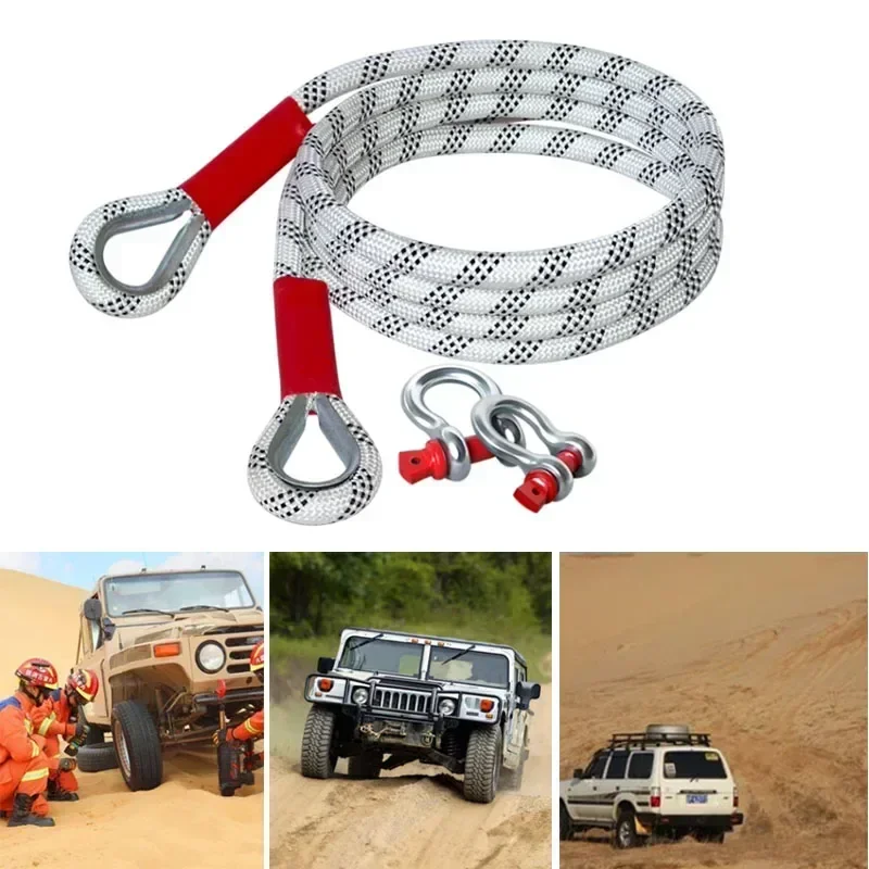 Car Towing Rope Off-road Vehicle Can Tow 20Tons Rescue Towing Rope Version Which Is Very Reliable and Wear-resistant