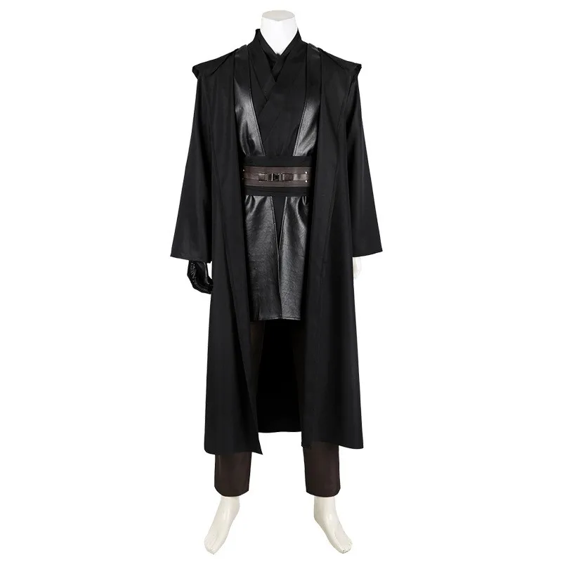 

Halloween Party Anakin Skywalker Cosplay Costume The Chosen One Jedi Knight Robe And Uniform Set Carnival Jedi Stage Costumes