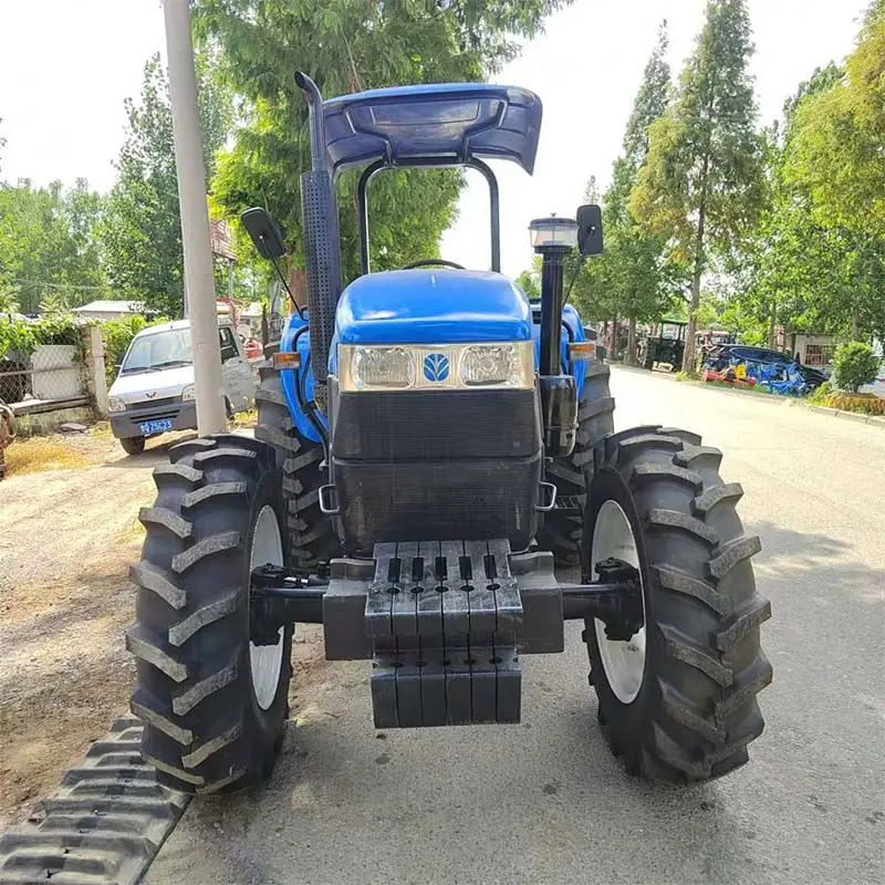 New 80HP 4WD Farm Tractor with Matching Implements for Plowing Harrowing and Transport Operations