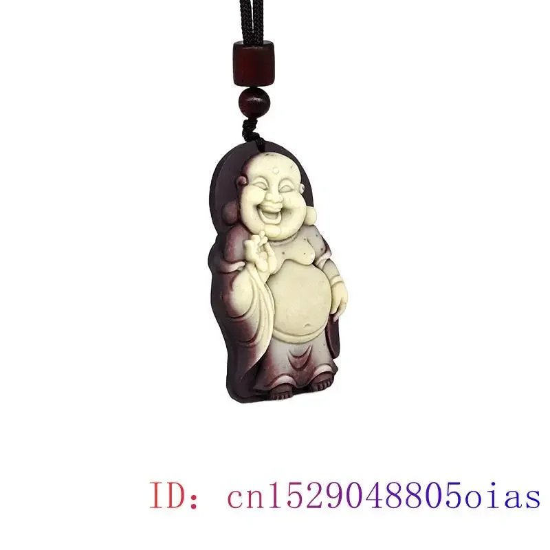 Jade Maitreya Pendant Real Jewelry Fashion Gemstone Natural Amulets Necklace Talismans Pendants Gemstones Designer Charm Buddha