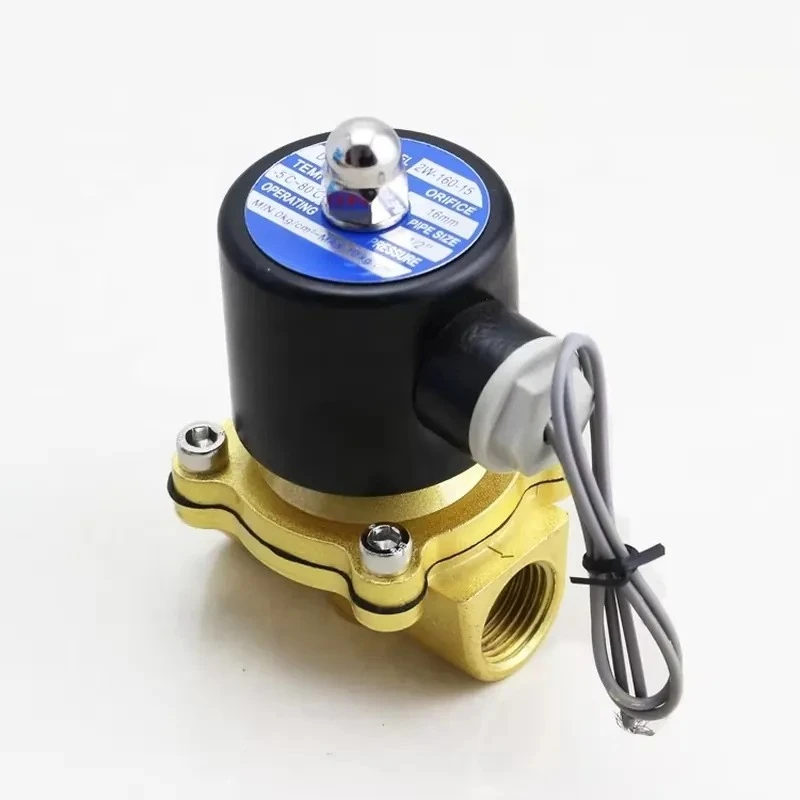 RIH Miniature Micro Mini Type Water Solenoid Valves Manufacturers Control General Brass 2W 2/2 Way 110V DC 12V 220V 24V Valve