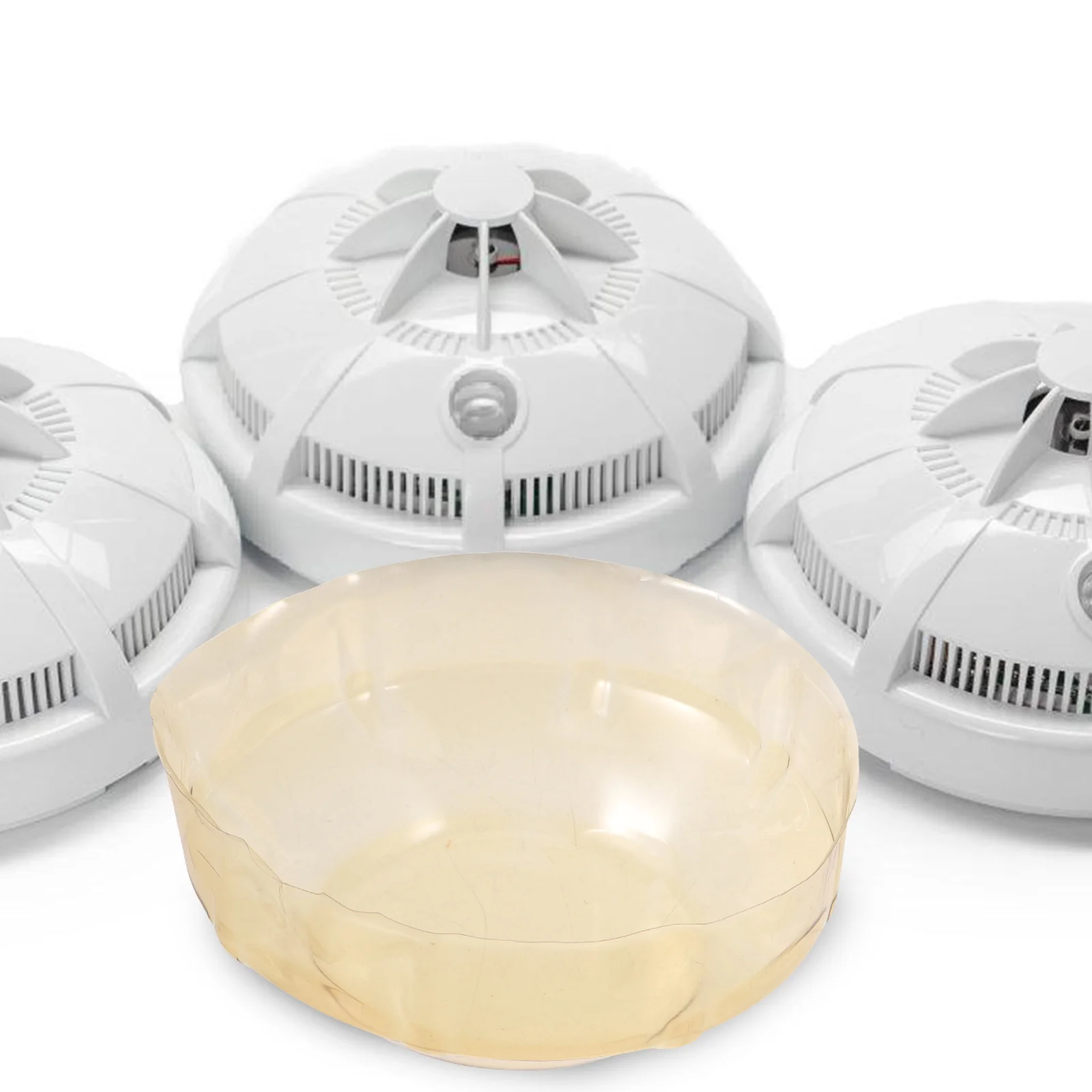 6 Pcs Smoke Dust Cover Smokes Alarm Protective Shells Replacement Protector Covers for Plate