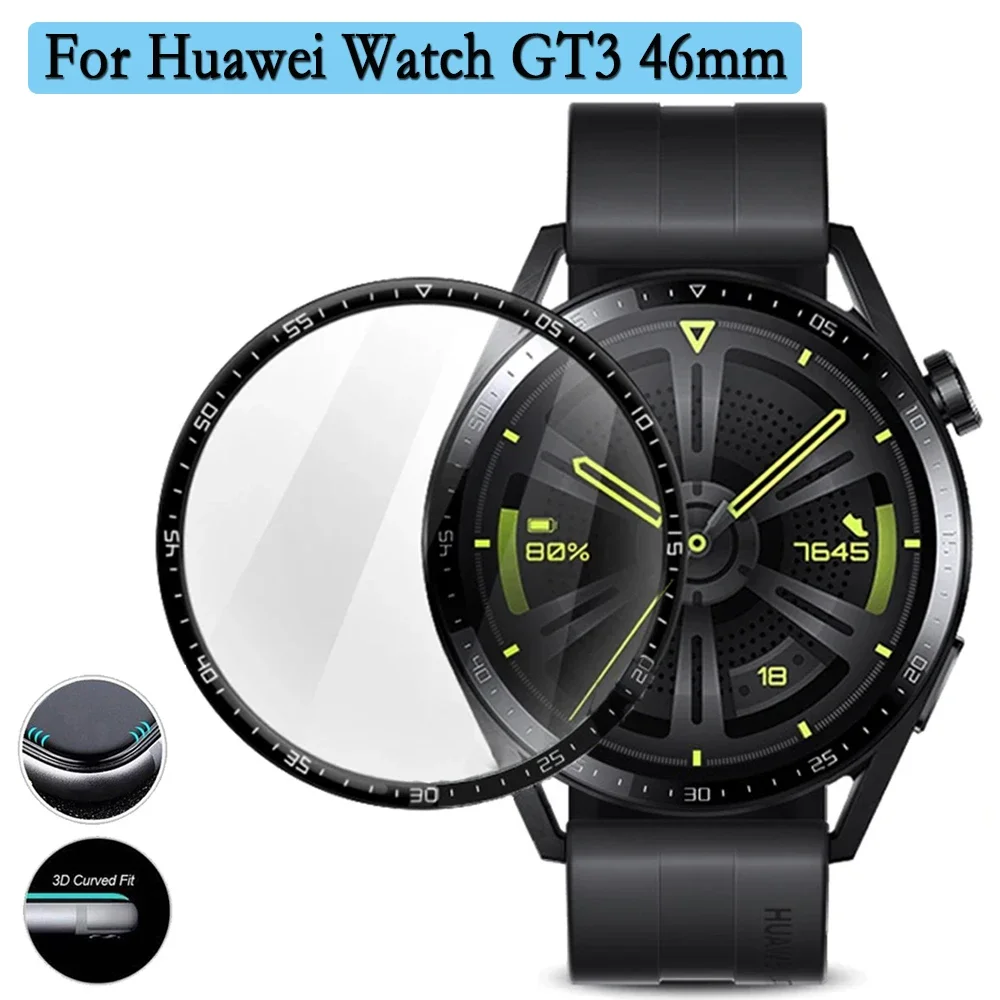 

Watch Film For Huawei Watch GT3 46mm 1/3/5pcs 3D Curved Composite Protective Film High Quality Scratch Resistant Protector