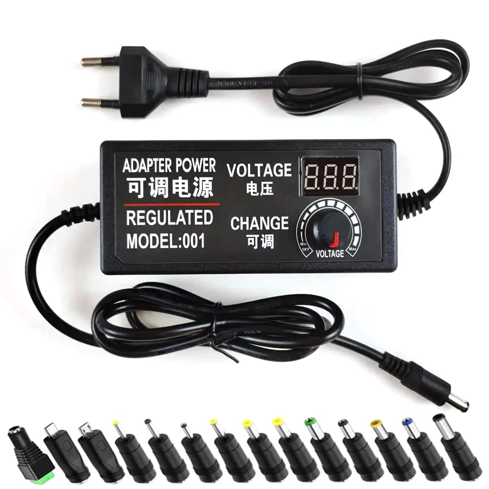 Adjustable Universal Power Supply 3V ~ 24V 3A 72W,100V-240V Switching AC/DC Adapter Converter 5V 9V 12V Variable Power Supply